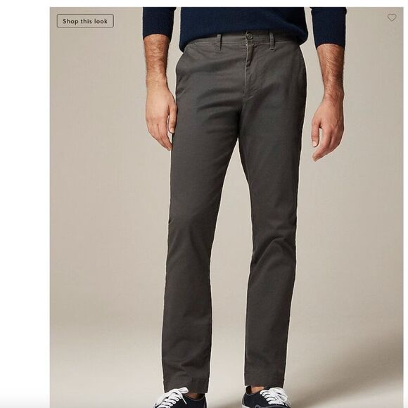 J. Crew Men's 770 Straight-fit stretch chino pant $98 New with tags sz 35x32 - Picture 1 of 9